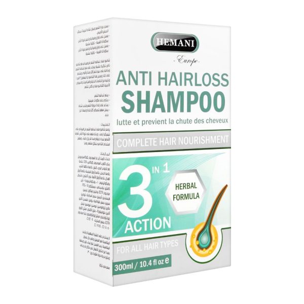 Hemani Herbals Anti Hair Loss 3 in 1 Shampoo 300ml My Basket