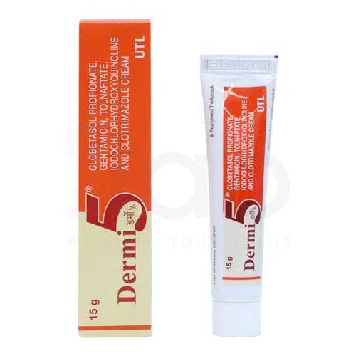 Dermi 5 Cream, Universal Twin Labs, 15 Gm My Basket
