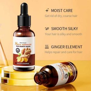 Sérum Capillaire Au Gingembre Pour Croissance Et Renforcement Des Cheveux - 10/20/40ml