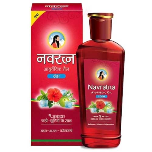 Navratna Ayurvedic Herbal Hair Oil 200ml Made in india My Basket