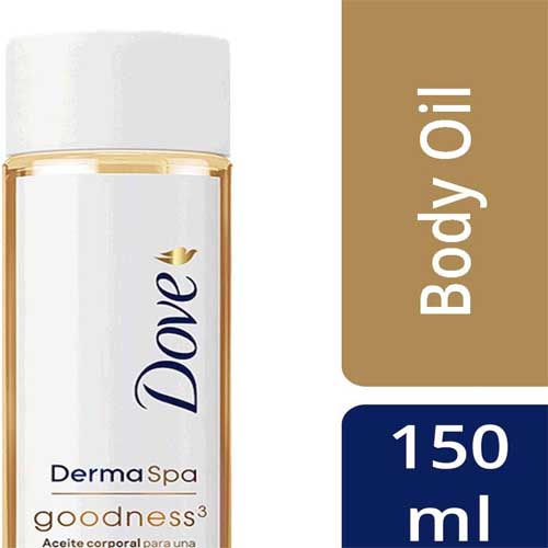 Dove Dermaspa Goodness Body Oil, Creamy Vanilla Fragrance For Luminous My Basket