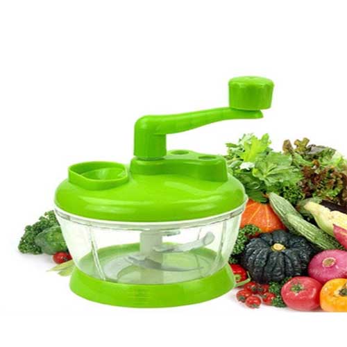 Manual Food Processor, Multifunctional Meat Chopper with Manual Crank